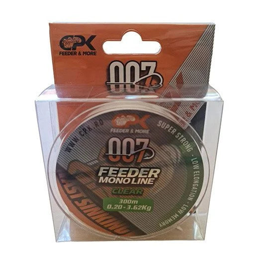 Fir monofilament CPK Feeder Monoline Clear 0.22mm/4.44kg/300m