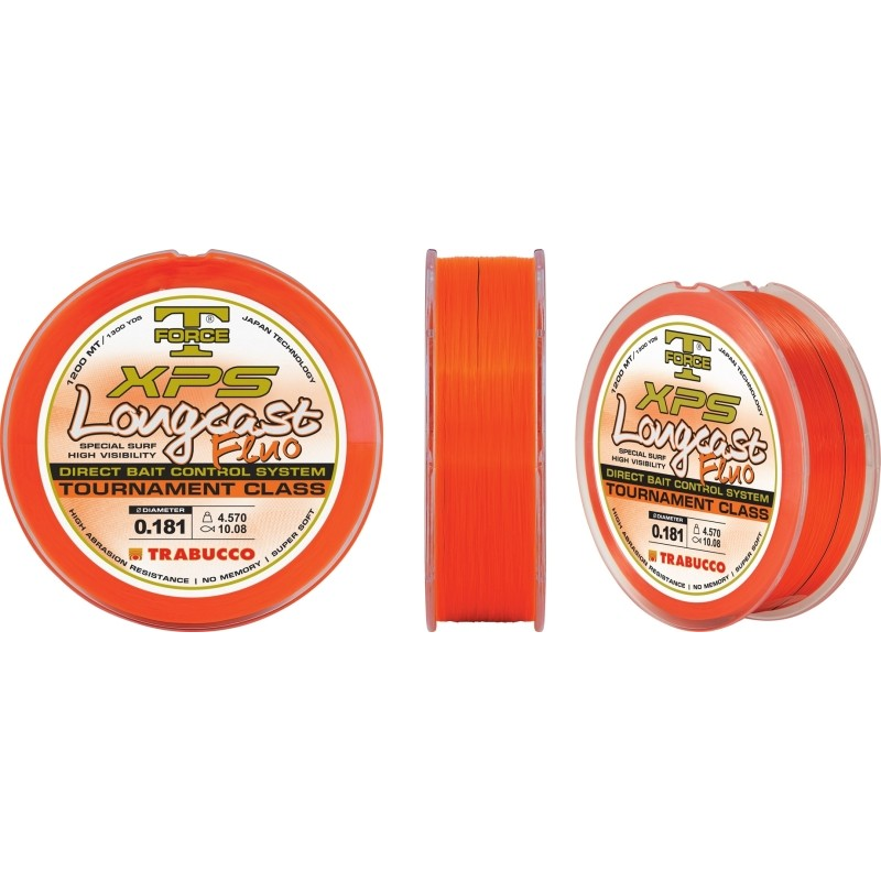 FIR T FORCE XPS LONGCAST FLUO  0.181mm / 1200m / 4.57kg / 10.08kg