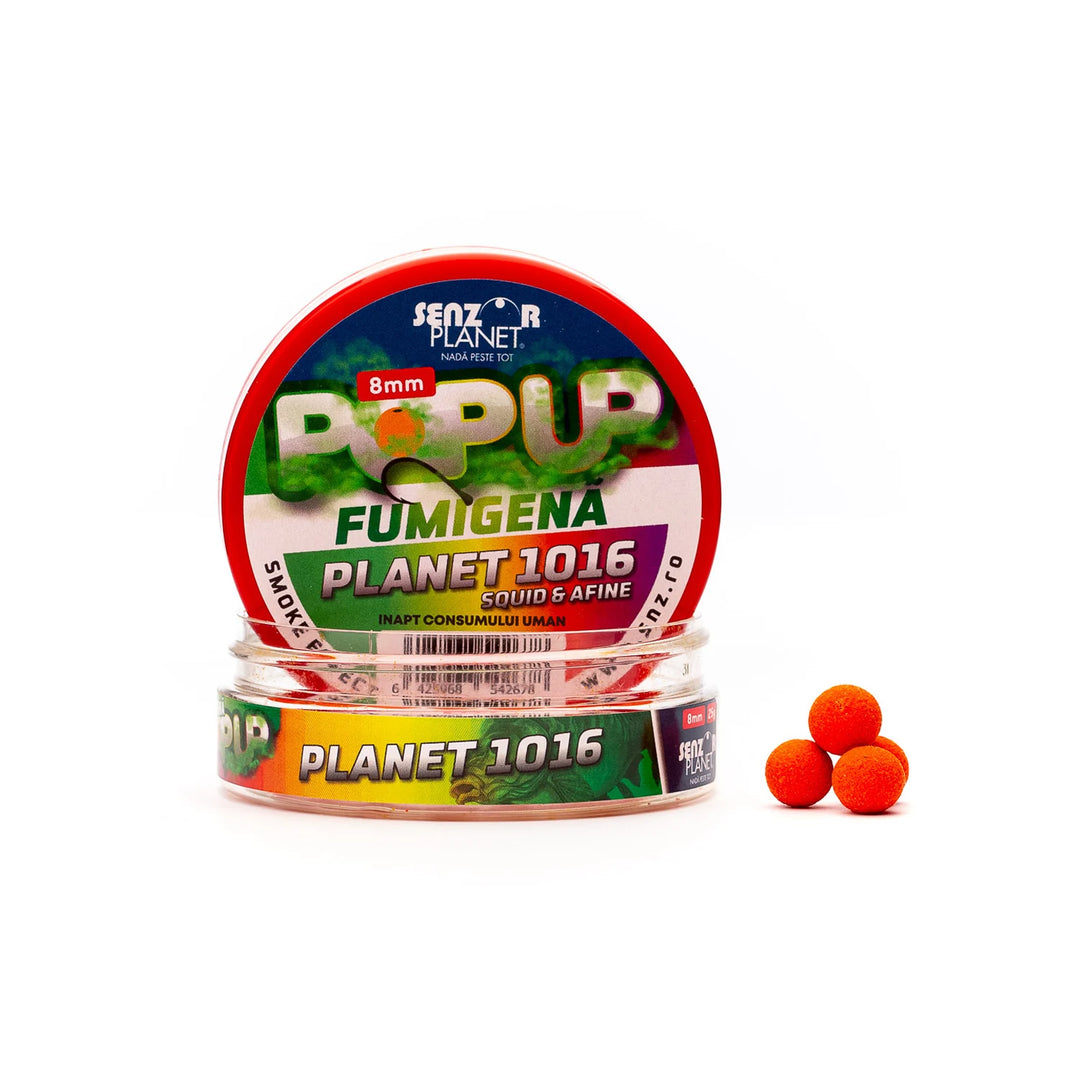 POP-UP FUMIGENA Planet1016 (ROSU) 8mm 25g
