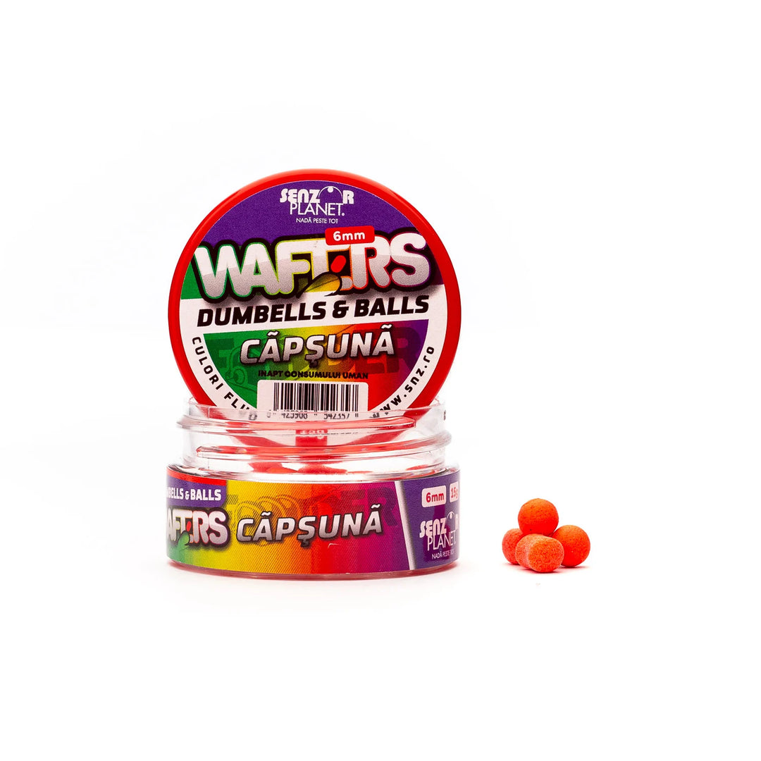 WAFTERS DUMBELLS & BALLS CAPSUNA (ROSU) 6mm 15g